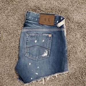 ARMANI EXCHANGE CUT OFFS